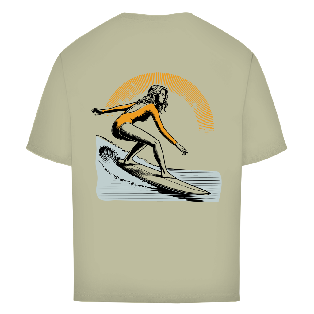 Oversize T-Shirt "SURFGIRL"