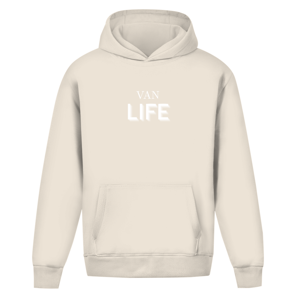 Oversize Hoodie Ohne Kordel "VAN LIFE"