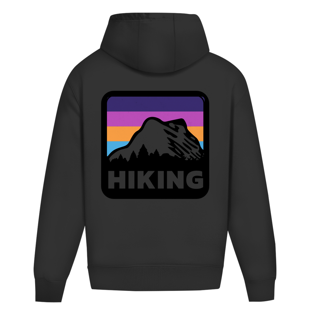 Oversize Hoodie Ohne Kordel "HIKING"