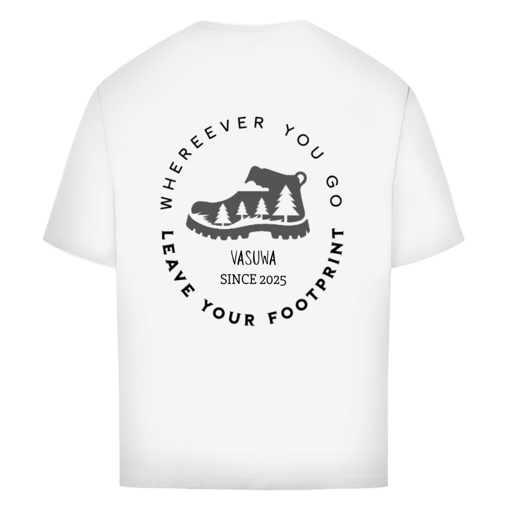 Oversize T-Shirt "FOODPRINT VASUWA"