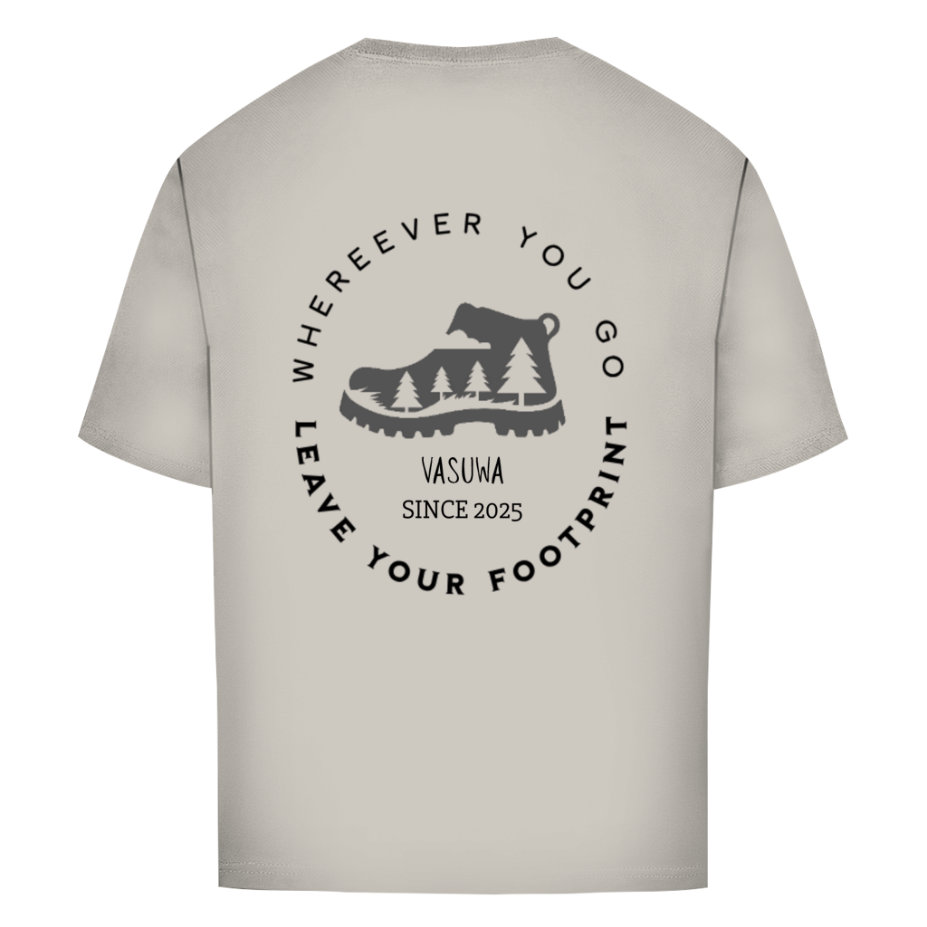 Oversize T-Shirt "FOODPRINT VASUWA"