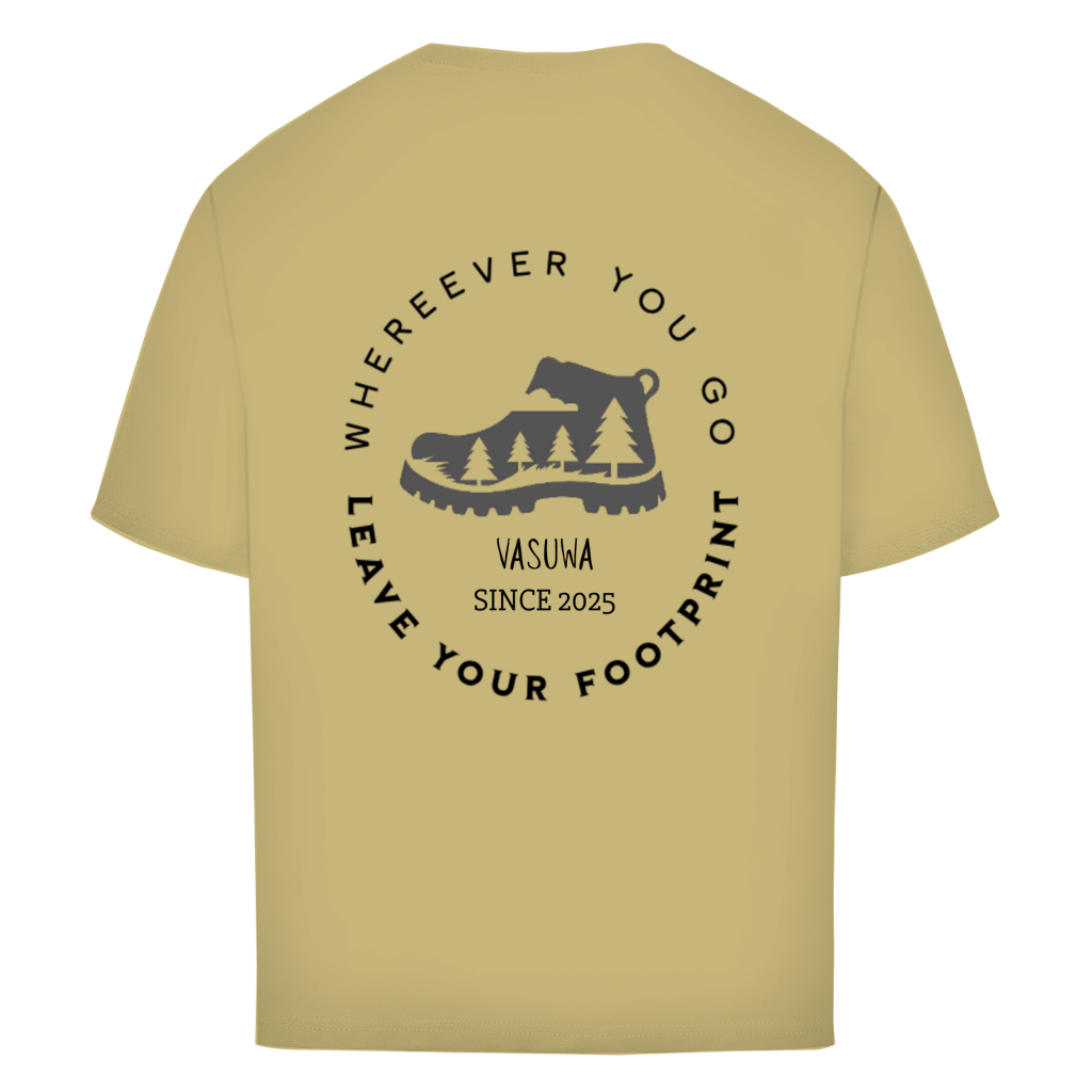 Oversize T-Shirt "FOODPRINT VASUWA"