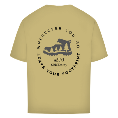 Oversize T-Shirt "FOODPRINT VASUWA"