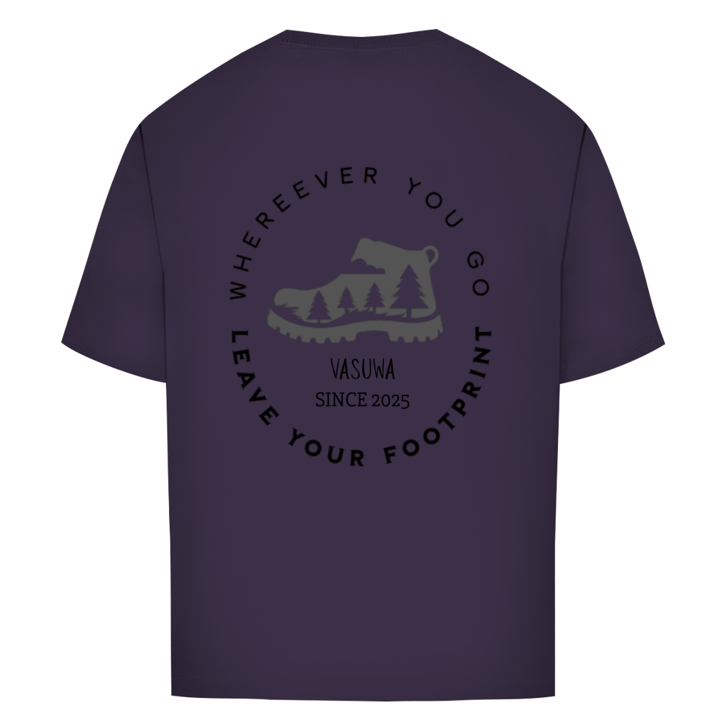 Oversize T-Shirt "FOODPRINT VASUWA"