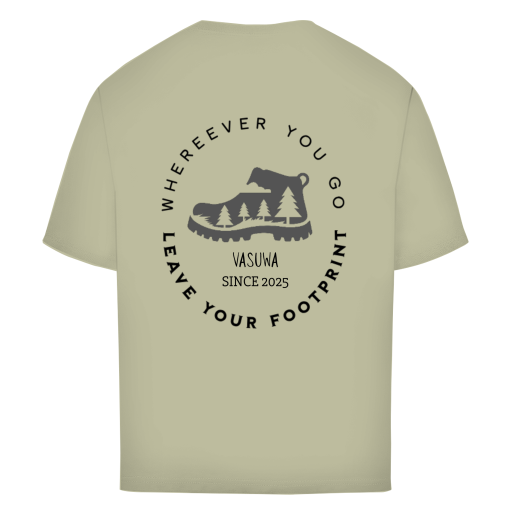 Oversize T-Shirt "FOODPRINT VASUWA"