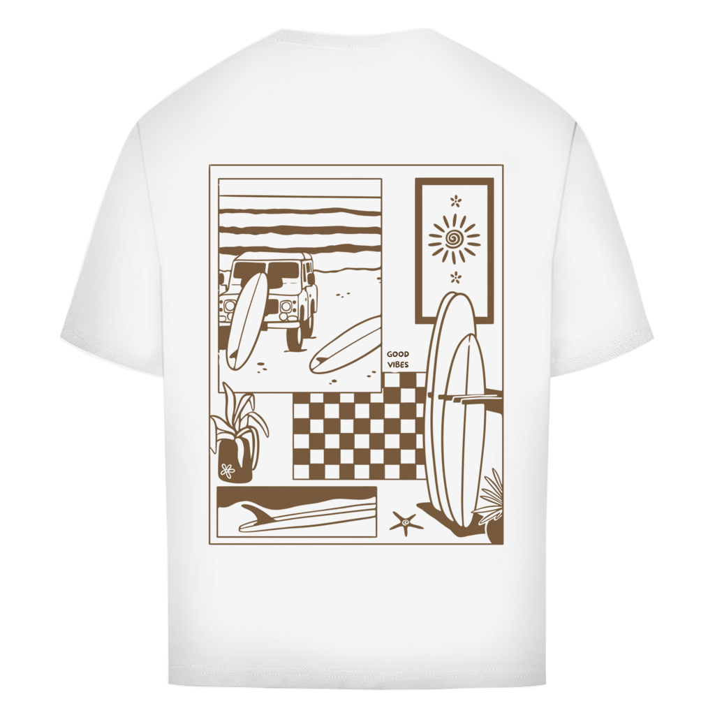Oversize T-Shirt "TRAVEL TO SURFING"