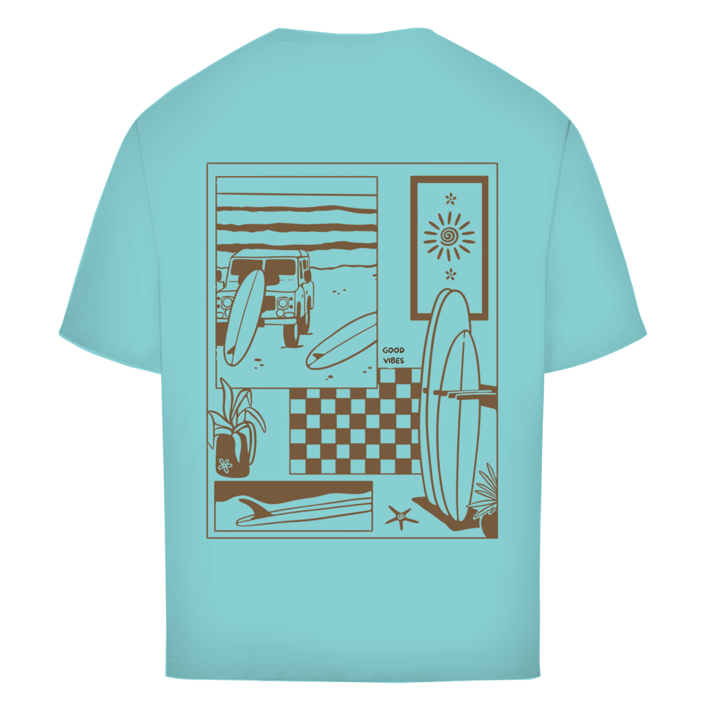 Oversize T-Shirt "TRAVEL TO SURFING"