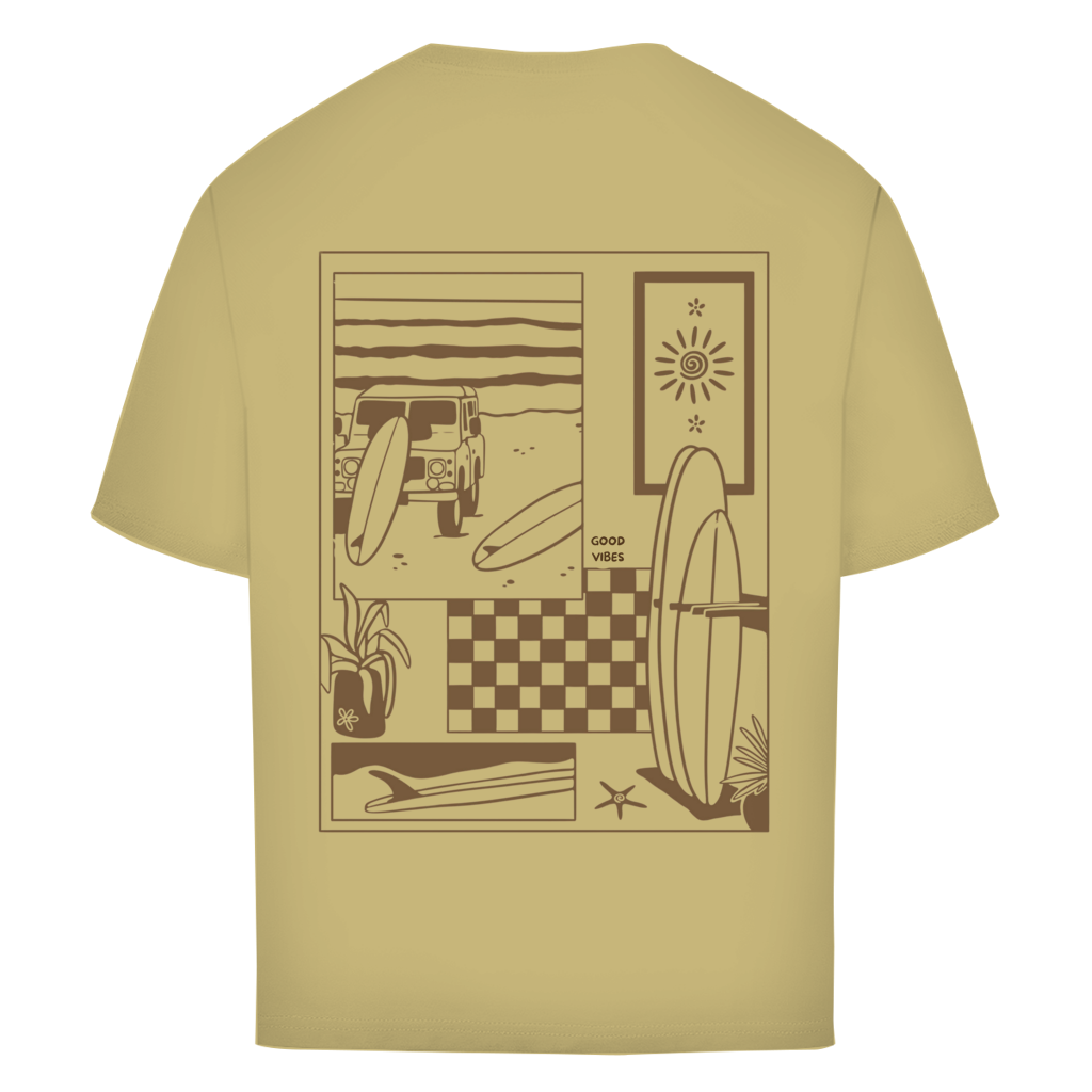 Oversize T-Shirt "TRAVEL TO SURFING"
