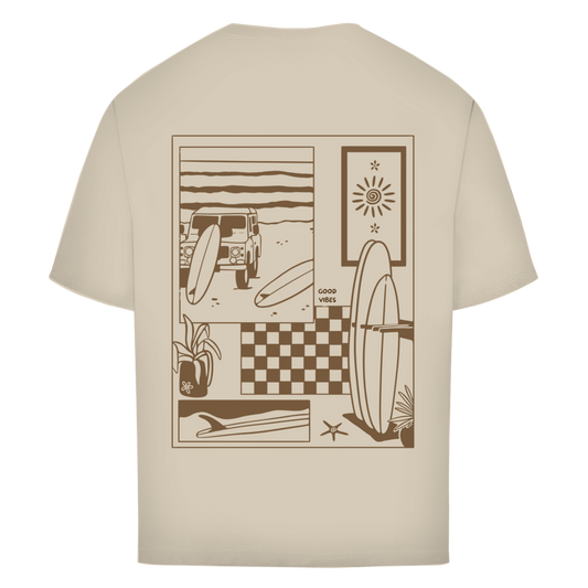 Oversize T-Shirt "TRAVEL TO SURFING"