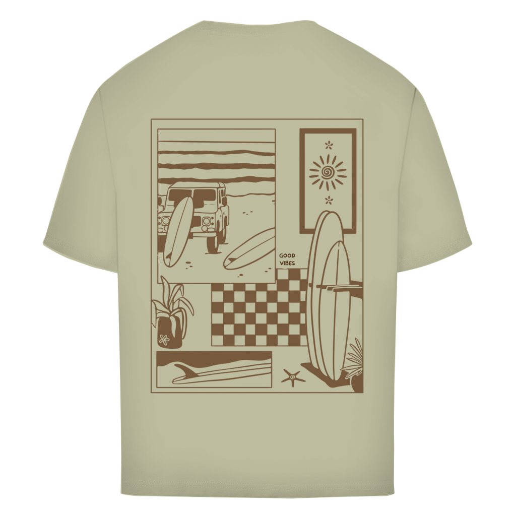 Oversize T-Shirt "TRAVEL TO SURFING"