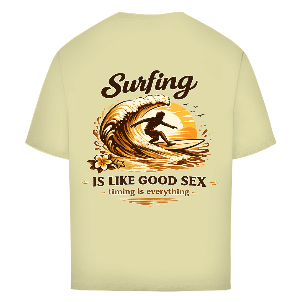Oversize T-Shirt "TIMING IS EVERYTHING"