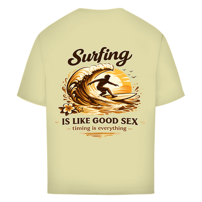 Oversize T-Shirt "TIMING IS EVERYTHING"