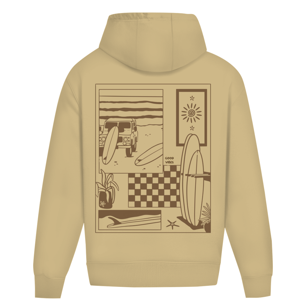 Oversize Hoodie "TRAVEL TO SURFING"