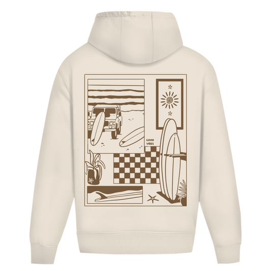 Oversize Hoodie "TRAVEL TO SURFING"