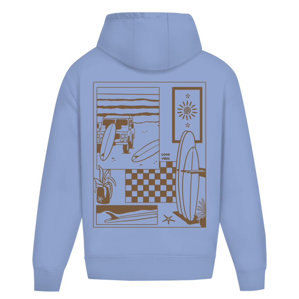 Oversize Hoodie "TRAVEL TO SURFING"