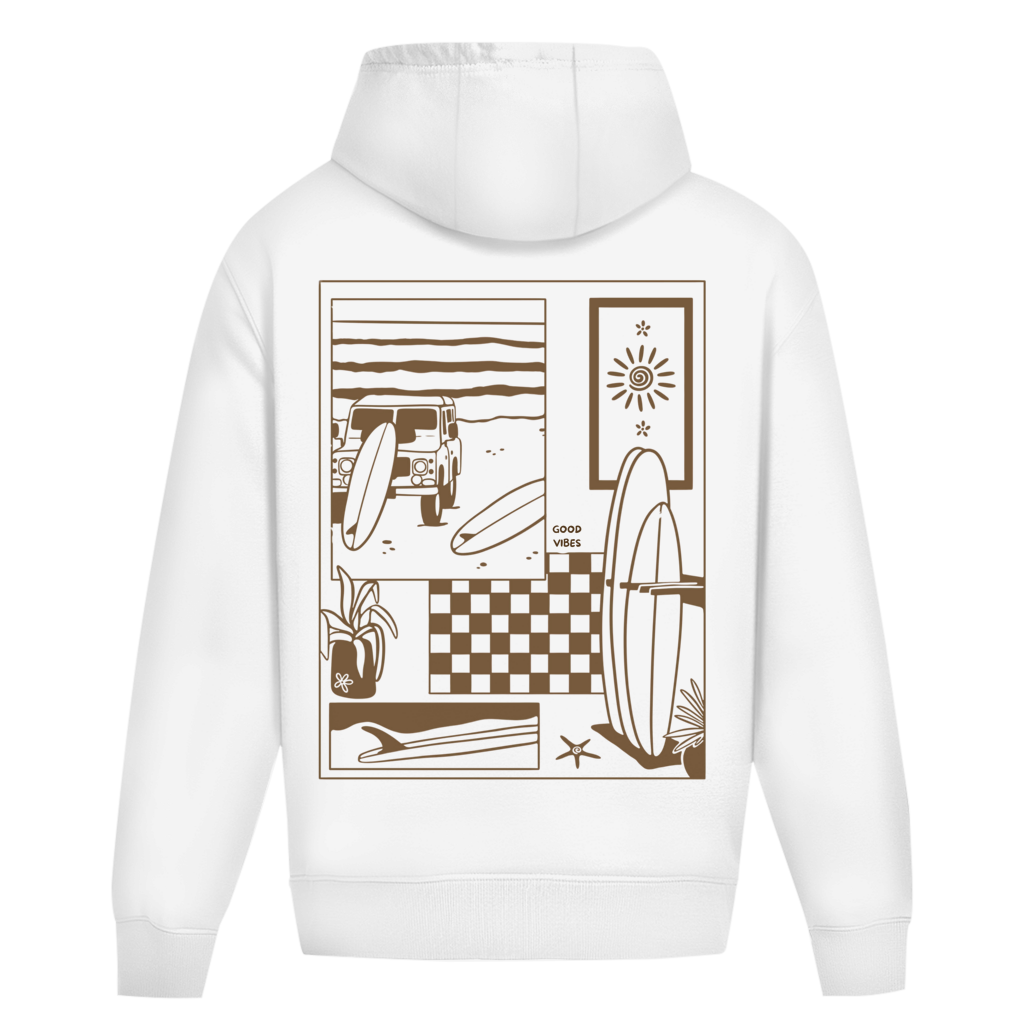 Oversize Hoodie "TRAVEL TO SURFING"