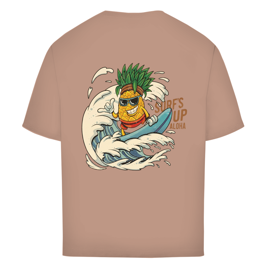 Oversize T-Shirt "ALOHA ANNANAS SURFER"