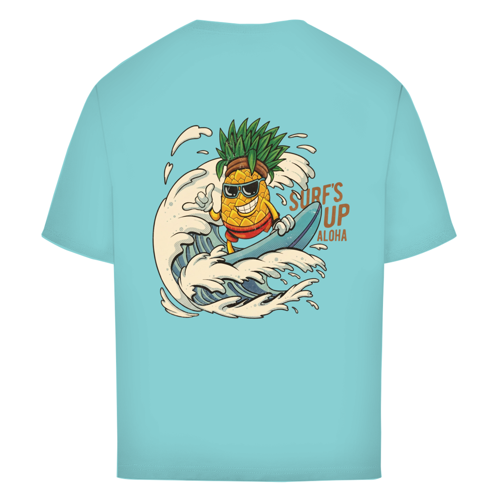 Oversize T-Shirt "ALOHA ANNANAS SURFER"