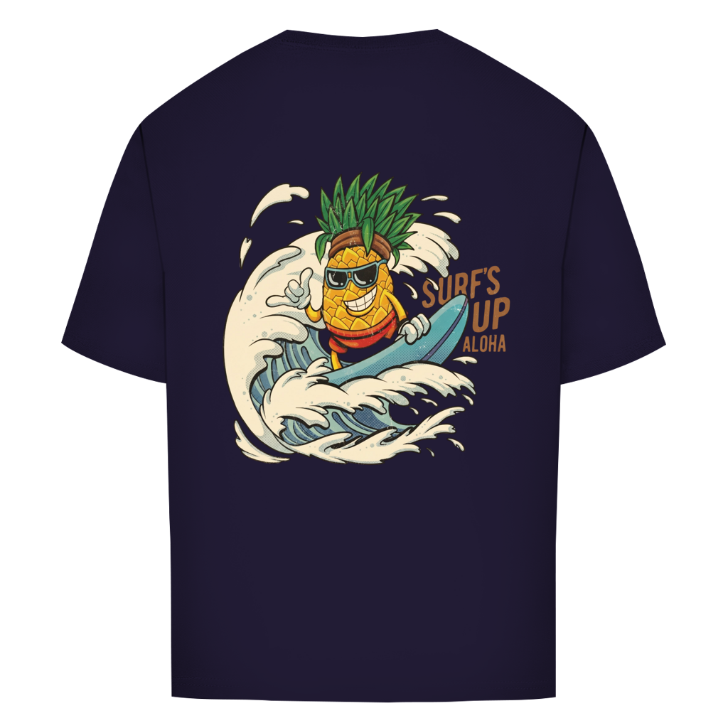 Oversize T-Shirt "ALOHA ANNANAS SURFER"