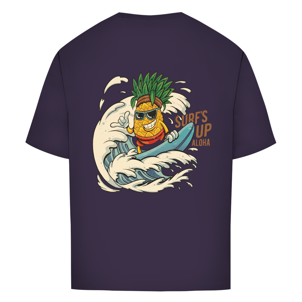 Oversize T-Shirt "ALOHA ANNANAS SURFER"
