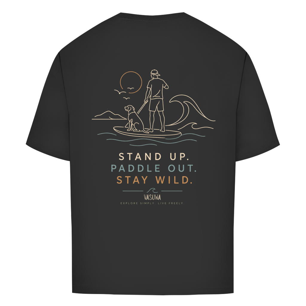 Oversize T-Shirt "STAND UP WITH DOG"
