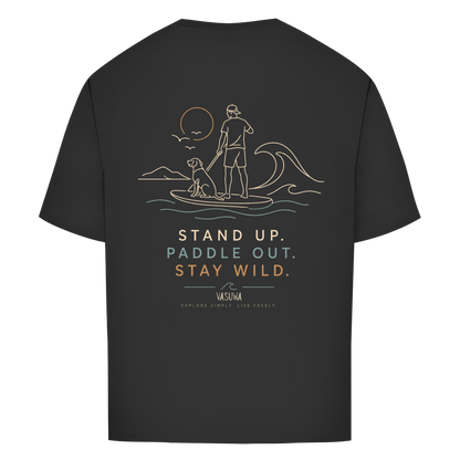 Oversize T-Shirt "STAND UP WITH DOG"