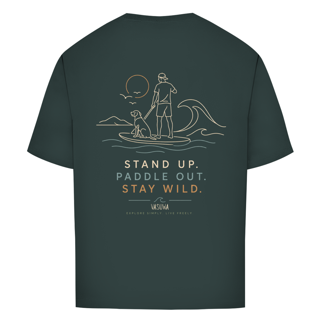 Oversize T-Shirt "STAND UP WITH DOG"