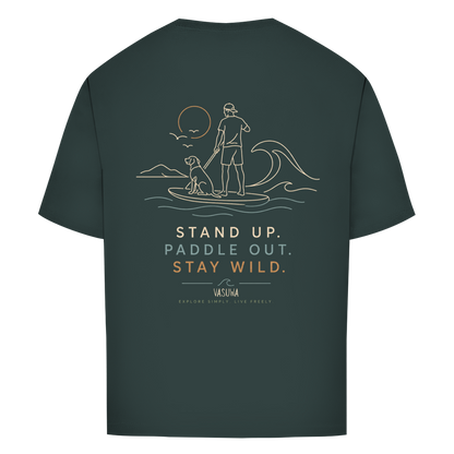 Oversize T-Shirt "STAND UP WITH DOG"