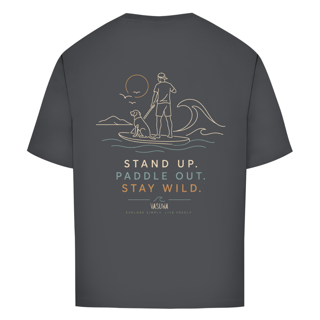 Oversize T-Shirt "STAND UP WITH DOG"