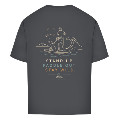 Oversize T-Shirt "STAND UP WITH DOG"