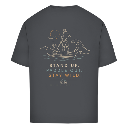 Oversize T-Shirt "STAND UP WITH DOG"