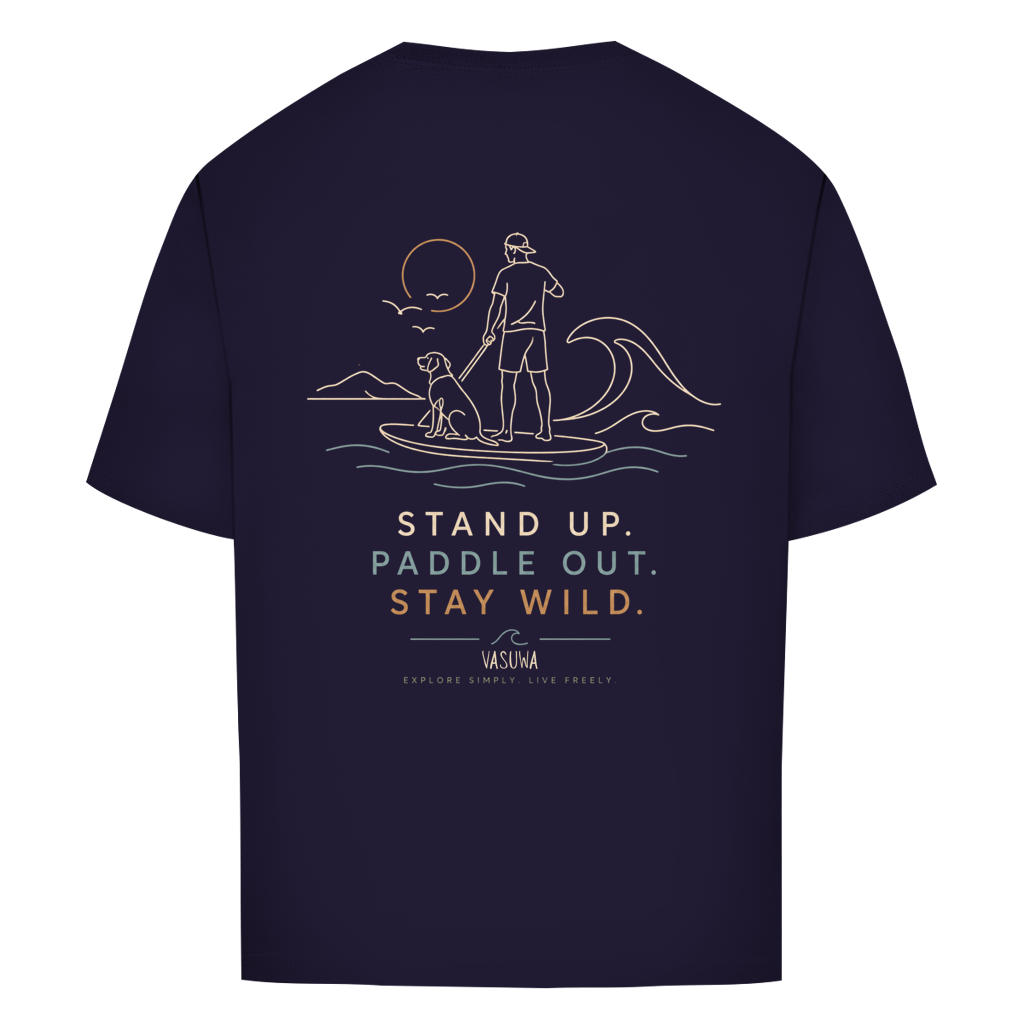 Oversize T-Shirt "STAND UP WITH DOG"