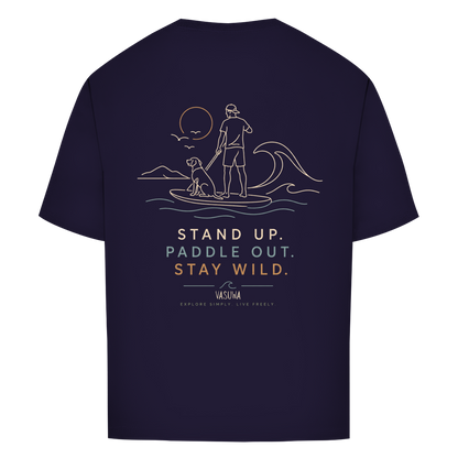 Oversize T-Shirt "STAND UP WITH DOG"