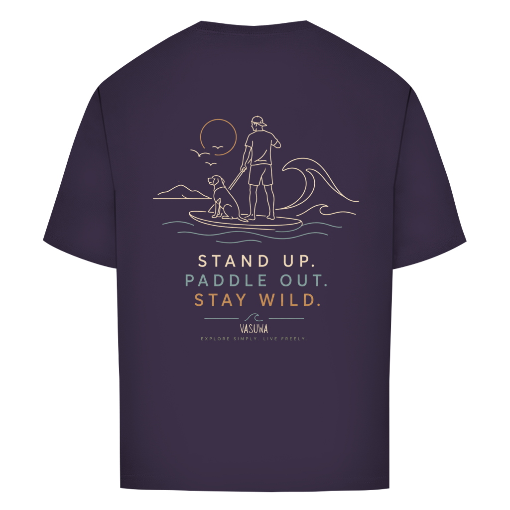 Oversize T-Shirt "STAND UP WITH DOG"