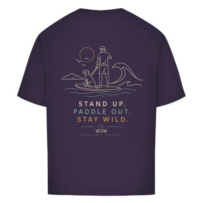 Oversize T-Shirt "STAND UP WITH DOG"