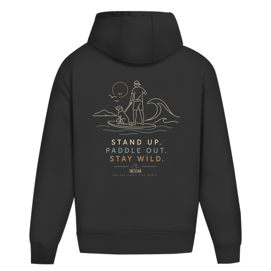 Oversize Hoodie "STAND UP. PADDLE OUT. STAY WILD."