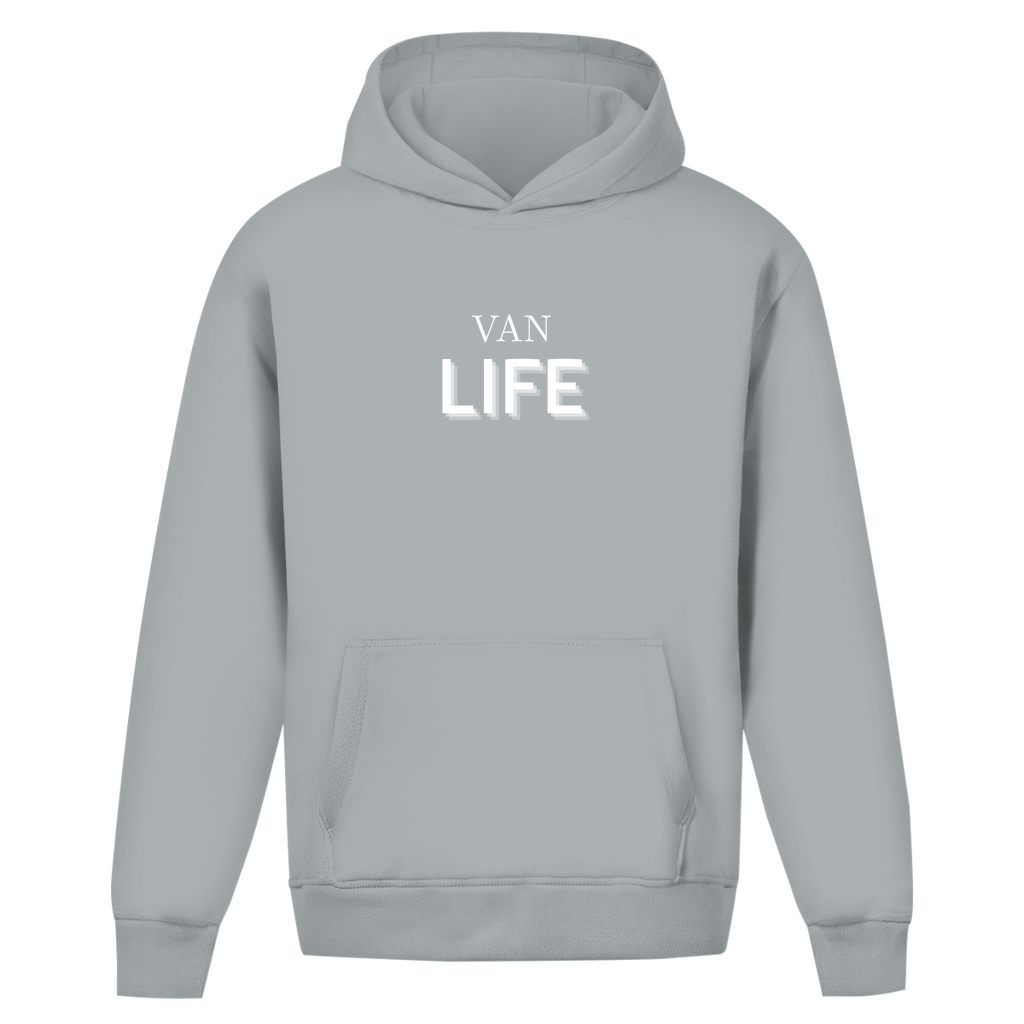 Oversize Hoodie Ohne Kordel "VAN LIFE"