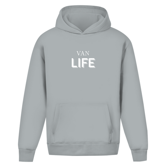 Oversize Hoodie Ohne Kordel "VAN LIFE"