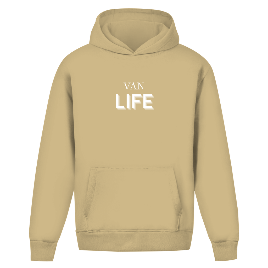 Oversize Hoodie Ohne Kordel "VAN LIFE"