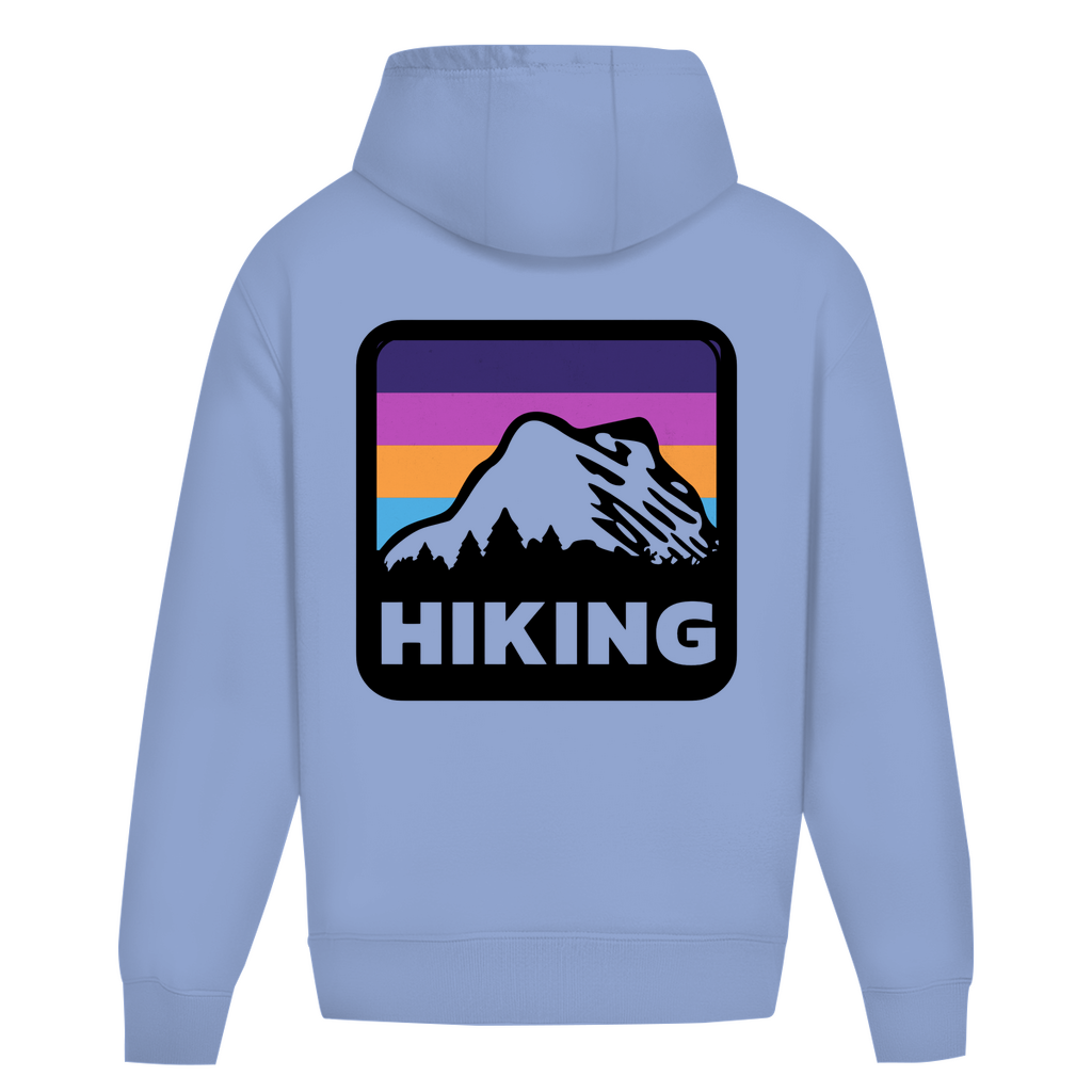 Oversize Hoodie Ohne Kordel "HIKING"