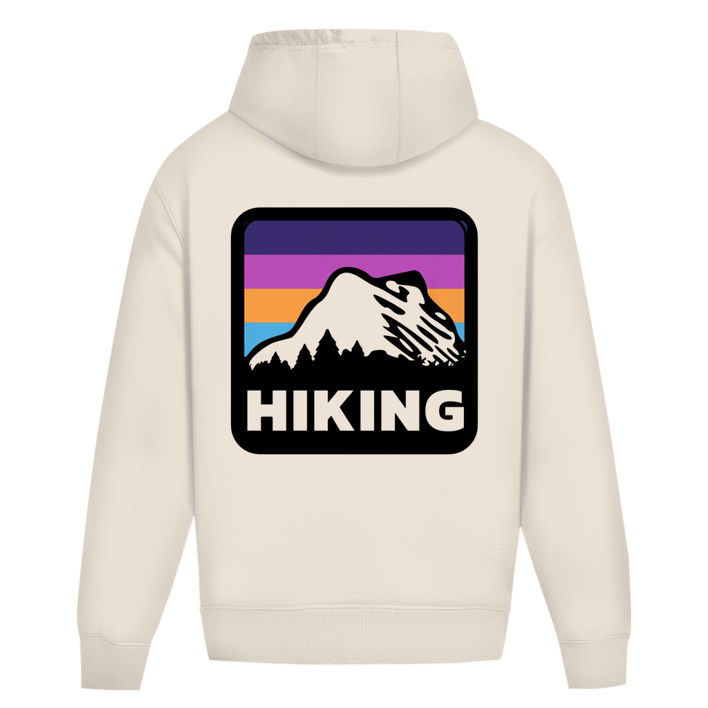 Oversize Hoodie Ohne Kordel "HIKING"